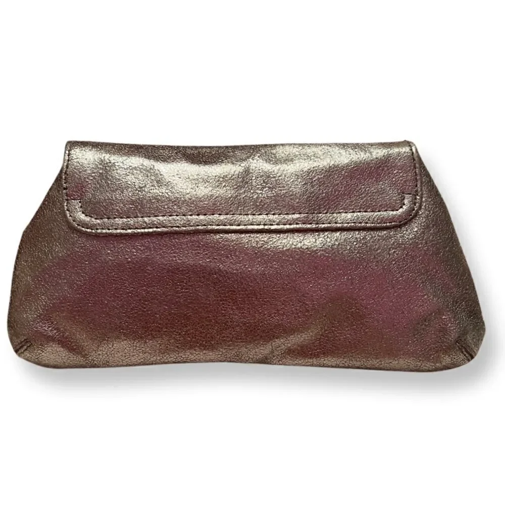 NEW Gold Flower Clutch